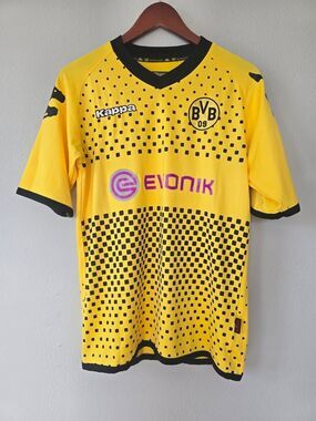 Kappa Borussia Dortmund BVB Home Jersey 2010-11 Evonik Men S Blockcore Germany